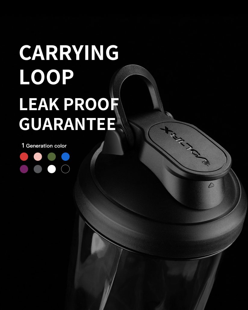 VOLTRX Vortex Electric Protein Shaker Bottle (Black) VOLTRX®